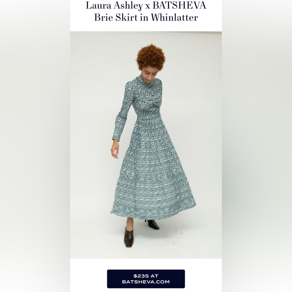 Laura Ashley x Batsheva First Capsule Skirt
